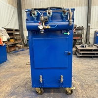 Équipement de sablage de type chariot à grande capacité pour pièces de fonderie