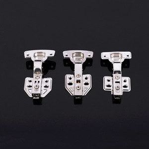 บานพับไฮดรอลิกสแตนเลส 1.5 มม. แบบฝังเต็ม ปิดแบบนุ่มนวล สำหรับตู้ บานพับดีไซน์ทันสมัย อุปกรณ์ฮาร์ดแวร์เฟอร์นิเจอร์ - Product Image 2