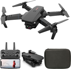 Hochwertige E88 PRO Faltbare Drohne mit <span class=keywords><strong>4K</strong></span> Professioneller RC-<span class=keywords><strong>Quadrocopter</strong></span>-Motor & HD <span class=keywords><strong>4K</strong></span> Kamera Ferngesteuerte Kunststoff-Drohne - Product Image 1