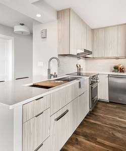 Armoires de cuisine modulaires en bois Santopova American Classic RTA, ensemble complet pour la maison moderne, salle à manger, centre commercial, améliorations de villa - Product Image 6