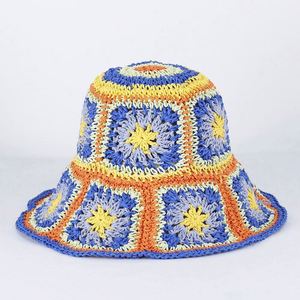 Sombrero de Paja Tejido a Mano Estilo Bohemia para Mujer, para Usar en la Playa - Product Image 6