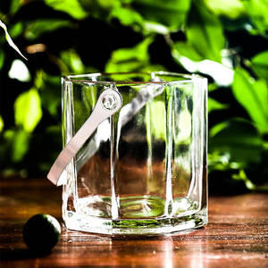 Seau à glace moderne en verre portable pour bar créatif petit vin en PP et pour le refroidissement du <span class=keywords><strong>champagne</strong></span> pour les glaçons de fête et de bière - Product Image 4