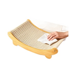 Rascador para Gatos de Sisal, Estilo Moderno, Duradero, Antideslizante, Cama Integrada Grande, Protege el Sofá de Arañazos - Product Image 1