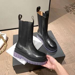 2026 Women's Elegant Walking Ankle Boots High Quality PU Leather <b>Mid</b>-<b>Calf</b> for Autumn and Winter - Product Image 6