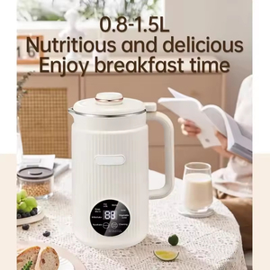 Máquina para Hacer <span class=keywords><strong>Leche</strong></span> <span class=keywords><strong>de</strong></span> Soya Eléctrica <span class=keywords><strong>de</strong></span> 800W y 1.2L, Totalmente Automática, Sin Hervir, Sin Filtro, Licuadora Eléctrica para Jugos - Product Image 4