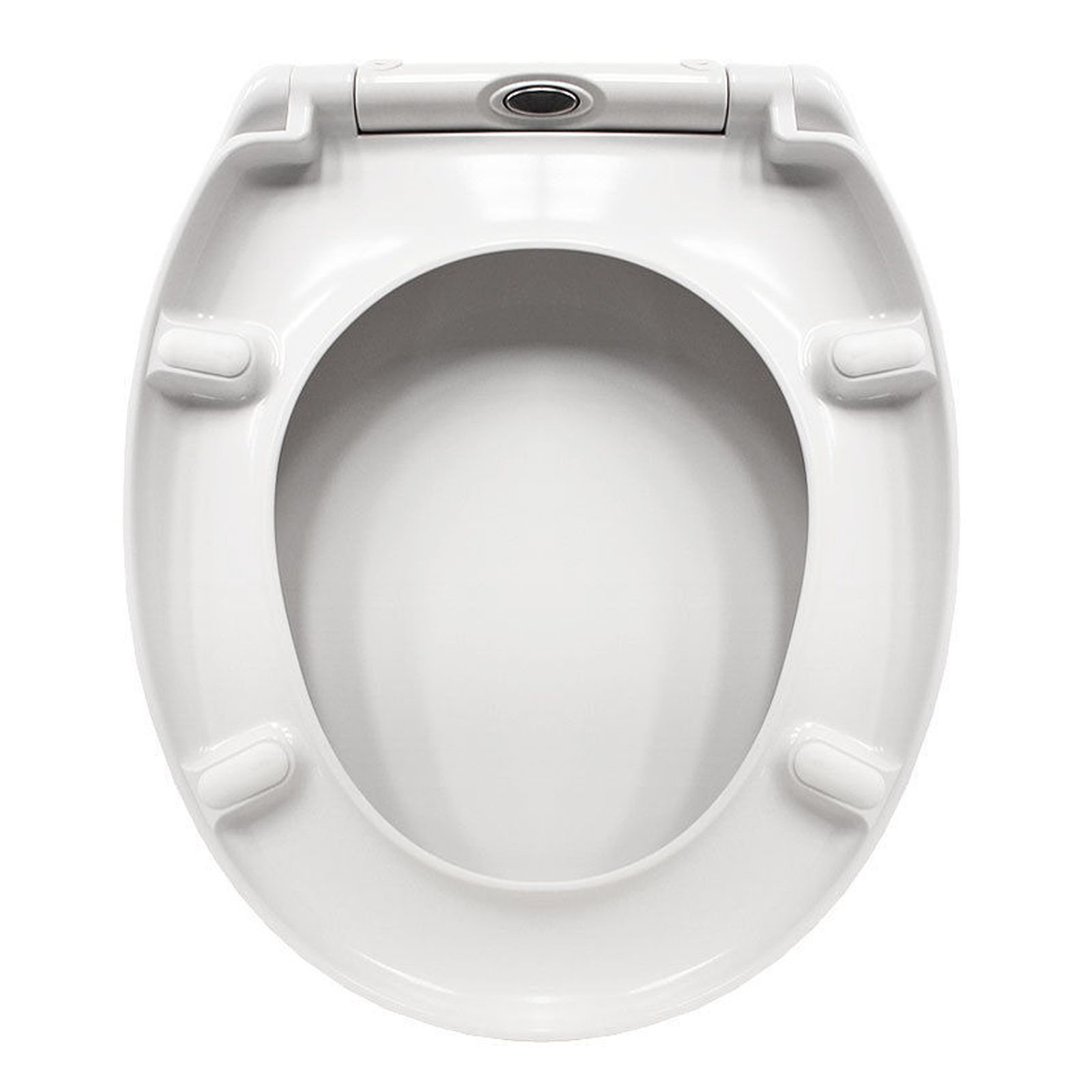 Однокнопочное быстрое мягкое закрытое сиденье для унитаза