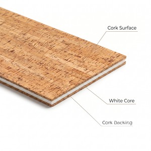 <span class=keywords><strong>Plancher</strong></span> en liège à clipser de 11 mm pour chambre à coucher, insonorisant, réduction du bruit, doux pour les pieds, écologique, chaud, liège naturel - Product Image 2