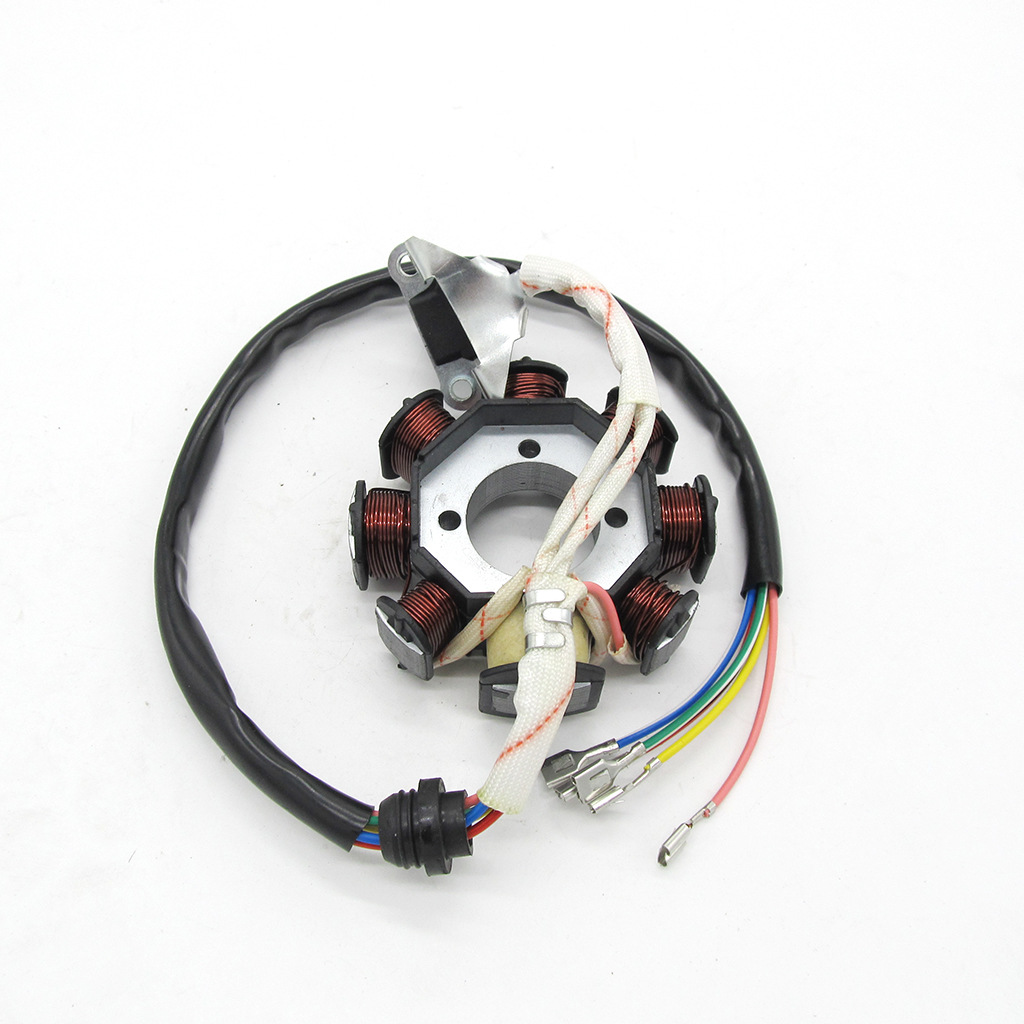 Мотоцикл магнитная катушка стальной Маховик Ротор CG125-8 150 250CC катушка Магнето класс 8 АТВ