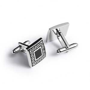 Gemelos para Camisa de Hombre Franceses, Gemelos de Metal Esmaltado Exquisitos, Personalizables - Product Image 2