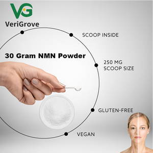 재고 보유 NMN 분말 99.9% 식품 등급 CAS 1094-61 순수 베타-니코틴아마이드 모노뉴클레오티드 NMN 파우더 - Product Image 4