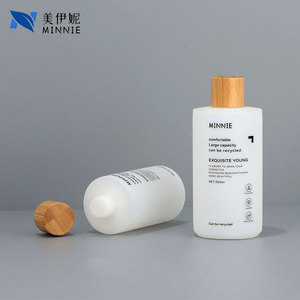 Minnie Exquisite Young 500ml <b>Pump</b> <b>Bottle</b> With Bamboo Cap For Cosmetic Packaging - Product Image 2