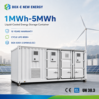 Conteneur de stockage d'énergie à refroidissement liquide de 2,5 MWh et 20 pieds, LiFePO4 BESS, 8000 cycles, pour le soutien du réseau et l'utilisation commerciale