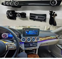 Accessoires intérieurs pour voiture UPSZTEC RHD LHD Classe E W212, aérateurs de type turbine, volant, panneau de porte, éclairage d'ambiance pour Mercedes-Benz