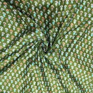 Tissu tissé élégant en soie brute légère, séchage rapide, respirant, texture douce et lisse, motifs géométriques abstraits floraux, pour textile de maison - Product Image 1