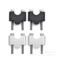 Peninggi setang sepeda motor perak CNC untuk G310GS G310R 17-19, aksesori motor