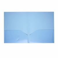 Dossier de classement de haute qualité pour l'école et le bureau, en polypropylène (PP), format lettre, 2 pochettes, pour usage professionnel et scolaire