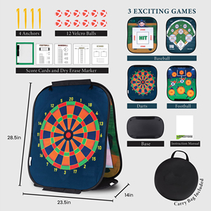 Baseball &amp; <strong>Darts</strong> Sports <strong>Games</strong> Toy, Yard Lawn Outdoor &amp; Indoor Gifts Target Football Toy,Toss Toys, Boys Gifts Year Old Ages - Product Image 2