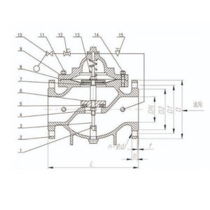 100x स्टेनलेस स्टील डायाफ्राम फ्लोट वाल्व-टैंकों और जहाजों के लिए स्वच्छता जल स्तर नियंत्रण - Product Image 6