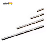 Lampu Linear LED Terang 1m 2m 3m Pencahayaan Kantor Ruang Kelas Lampu Gantung Profil Aluminium