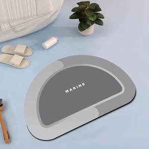 Tappetini da <span class=keywords><strong>bagno</strong></span> in fango di Diatomite ad asciugatura rapida ad assorbimento d'acqua tappeti da <span class=keywords><strong>bagno</strong></span> antiscivolo tappetini per porte in gomma con <span class=keywords><strong>tappeto</strong></span> di fango di diatomee Super morbido - Product Image 3