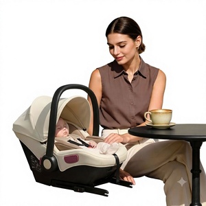 Siège auto transfrontalier pour enfant, type nacelle, portable, installation en un clic, interface <span class=keywords><strong>ISOFIX</strong></span>, pour bébés de 9 mois à 4 ans - Product Image 1