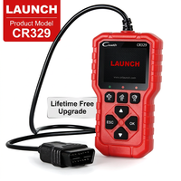 Escáner de Diagnóstico para Autos LAUNCH Creader CR329, Listo para Enviar, Lector de Códigos Automotrices Plug and Play con Listo para Usar con I/M y Transmisión de Datos en Tiempo Real