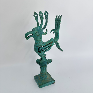 Biểu tượng của người dân kết nối với trời và đất đúc để truyền tải thông điệp chim mặt trời từ sanxingdui Shu Cổ Đại - Product Image 2