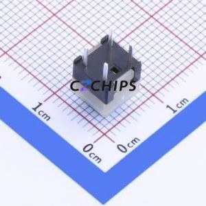 BTSA-L-P-11 Push Button Switch Through hole Component (THT) Switch Self-Locking Square Button Through Hole 50mA - Product Image 2