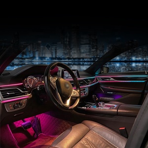 Mới Nâng Cấp Tự Động Nội Thất Hệ Thống Chiếu Sáng Cầu Vồng Năng Động Môi Trường Xung Quanh Đèn Loa Bì<span class=keywords><strong>a</strong></span> Ánh Sáng Cho BMW 7 Loạt G11-G12 2015-2022 - Product Image 5