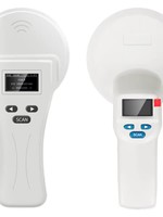 Lector y Grabador de Microchip RFID Portátil de 134.2Khz para Perros, PDA de Mano para Mascotas