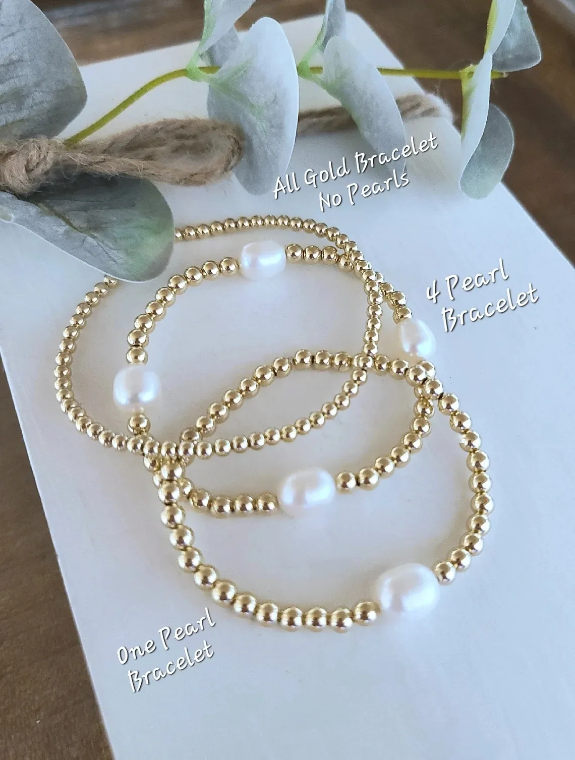 Gioielli di moda braccialetto di perle d'acqua dolce in acciaio inox impermeabile con perline fai da te gioielli personalizzati per le donne all'ingrosso