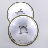 Disque abrasif diamanté vitrifié, grain moyen, épaisseur 5 mm, pour affûtage de fraises en carbure, plat 1A1 pour rectifieuse de surface