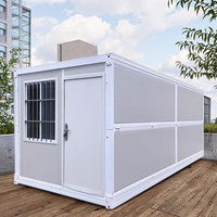 Maison conteneur respirante en panneaux sandwich d'acier préfabriqués détachables de 20 pieds - Mini-maison moderne pour hôtel, villa, modulaire et portable