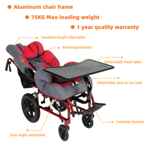 <span class=keywords><strong>Silla</strong></span> Pediátrica Plegable <span class=keywords><strong>de</strong></span> Acero Segura y Adaptable con Asiento <span class=keywords><strong>de</strong></span> Seguridad <span class=keywords><strong>para</strong></span> Necesidades Especiales, <span class=keywords><strong>Silla</strong></span> <span class=keywords><strong>de</strong></span> <span class=keywords><strong>Ruedas</strong></span> <span class=keywords><strong>para</strong></span> Parálisis Cerebral - Product Image 2