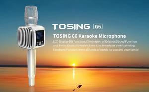 Micrófono Portátil Inalámbrico Bluetooth para Niños, Color Rosa Dorado y Azul, Micrófono de Karaoke para Niños - Product Image 6
