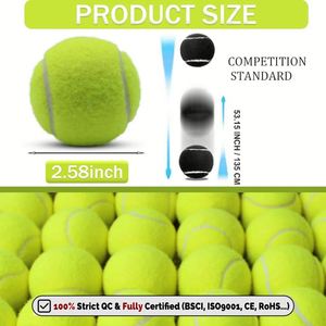Pelotas de Tenis de Playa Coloridas Personalizadas al por Mayor de Caucho Natural Profesional, Pelotas de Práctica, Juguetes para Mascotas - Product Image 3