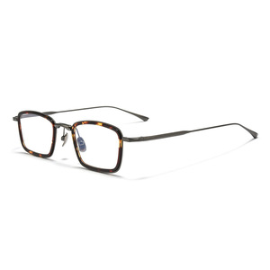Monture de lunettes rétro Niche Colorist, style professionnel, luxe léger, double anneau, inspirée des designers, support de lunettes AC pour femme M811S - Product Image 1