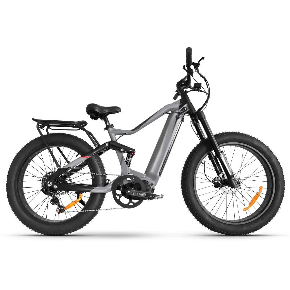 電動自転車1000Wリチウム電池ミッドドライブモーターステルスボンバー電動自転車7スピードEバイク電動自転車