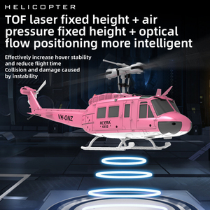 Hélicoptère RC ERA 2,4 GHz 6CH sans ailerons, gyroscope 6 axes, maintien d'altitude TOF, télécommande, <span class=keywords><strong>avion</strong></span> C032 UH-1 pour débutants - Product Image 5