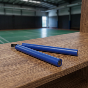 Nunchaku en acier droit bleu 25 mm léger et respirant, équipement d'entraînement d'arts martiaux 1,2 m Taekwondo unisexe - Product Image 2