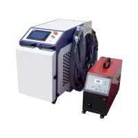 Machine de soudage laser fibre portable 2000W 3-en-1 intégrée pour découpe, nettoyage et détartrage de métaux (fer, cuivre, laiton, alliages)