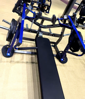 Presse pectorale horizontale professionnelle à charge libre pour musculation, équipement de gym isolaté pour entraînement de force