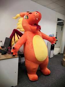 2M 2.6M Phổ Biến Inflatable <span class=keywords><strong>Charizard</strong></span> Linh Vật Trang Phục Phim Hoạt Hình Nhân Vật Rồng Cosplay Phù Hợp Với Cho Người Lớn - Product Image 2