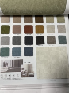 Kain Gorden Blackout Tenun Herringbone yang Dapat Disesuaikan Secara Grosir, Gorden Jendela Insulasi Termal untuk Proyek Rumah dan Hotel - Product Image 5