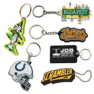 Manufacturer Custom Pvc <b>Keychain</b> Design Logo Soft Rubber Silicone Keyring Rubber Personalized 3d 2d Customized Key Chain - Product Image 3