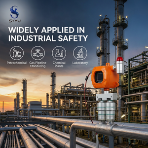 เครื่องวิเคราะห์ก๊าซ SYU2050B-6 เครื่องตรวจจับก๊าซ H2S CH4 2 in 1 Exd IIC T6 ป้องกันการระเบิด OEM เครื่องตรวจจับก๊าซหลายชนิดเพื่อความปลอดภัยในอุตสาหกรรม - Product Image 3
