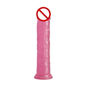 Realistische 5 Inch Tpe Volwassen Seksspeeltje Gigantische Zachte <span class=keywords><strong>Dildo</strong></span> Met Sterke Medische Kristallen Zuignap Verkrijgbaar In 5 Kleuren - Product Image 3
