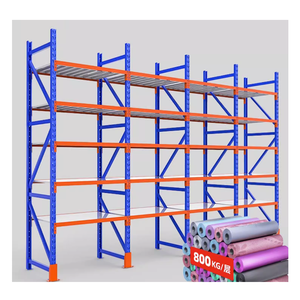 Guichang חובה כבדה מתלה מתכת גלגלים סופרמרקט מחסן מדפים תעשייתיים לאחסון מדפים תעשייתיים לאחסון - Product Image 4