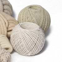 Corde en coton tressée solide blanche en gros du fabricant, corde en coton de 4 à 16 mm