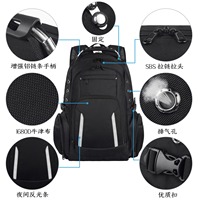 2022 business 17 pouces sac à dos d'ordinateur portable de voyage pixel avec serrure tsa sac à dos étanche antivol pour ordinateur portable avec usb